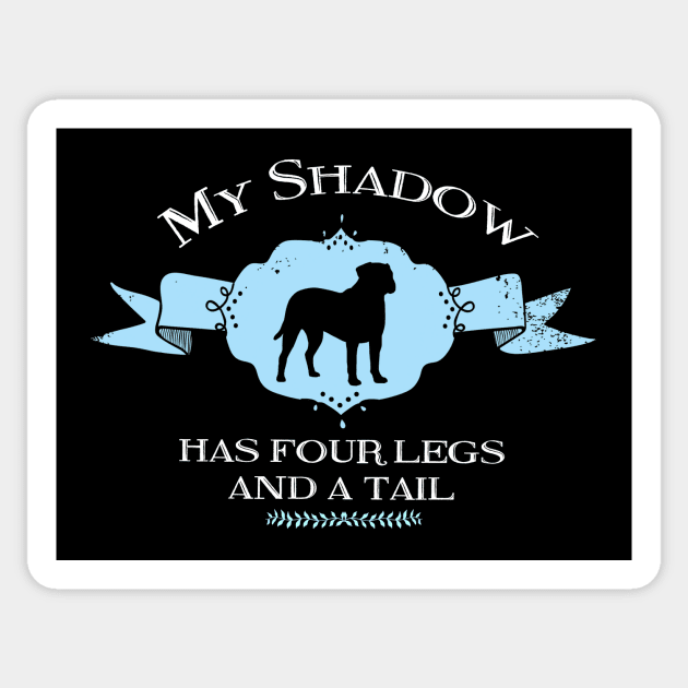 My Mastiff Shadow Sticker by You Had Me At Woof